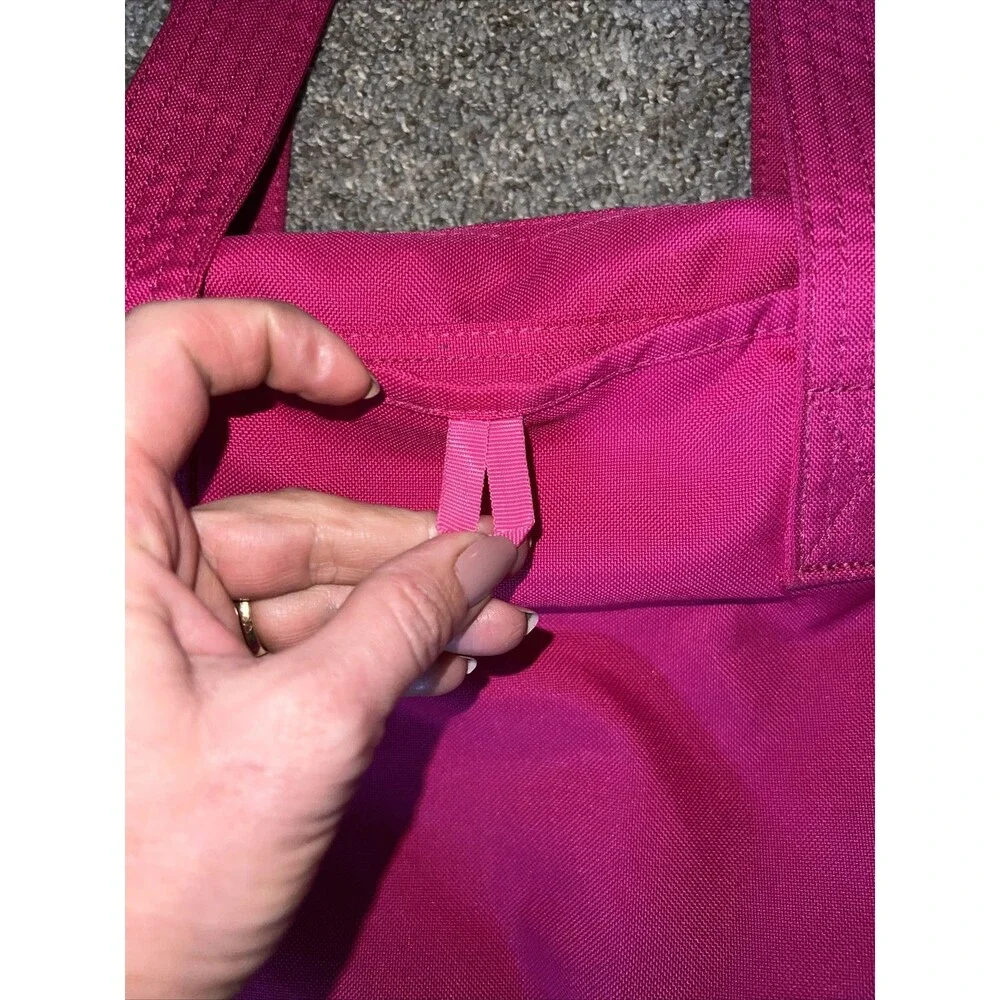 Nike JUST DO IT JDI tote bag vtg? pink 13x 15x 5 10” handle gym bag